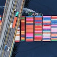 Shipping containers under the highway