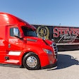 Stevens Trucking truck and trailer